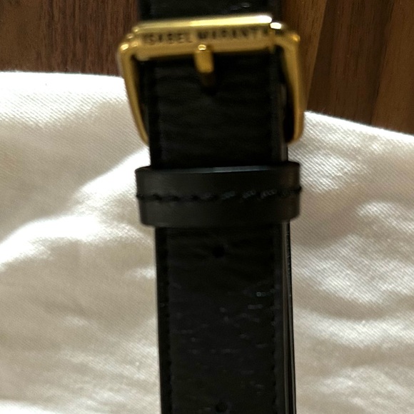 ISABEL MARANT BAG SUEDE LEATHER BLACK - Picture 13 of 13